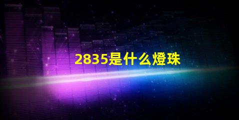 2835是什么燈珠 比2835燈珠還小的是什么燈珠